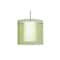 Besa Lighting Pahu 12 Stem Pendant, Trans. Olive/Opal, Satin Nickel Finish, 1x100W Incandescent 1TT-L18407-SN - alternate 1